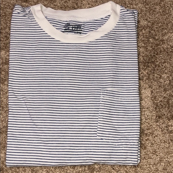 Blue & White Striped Children’s Place T-Shirt - Picture 1 of 1